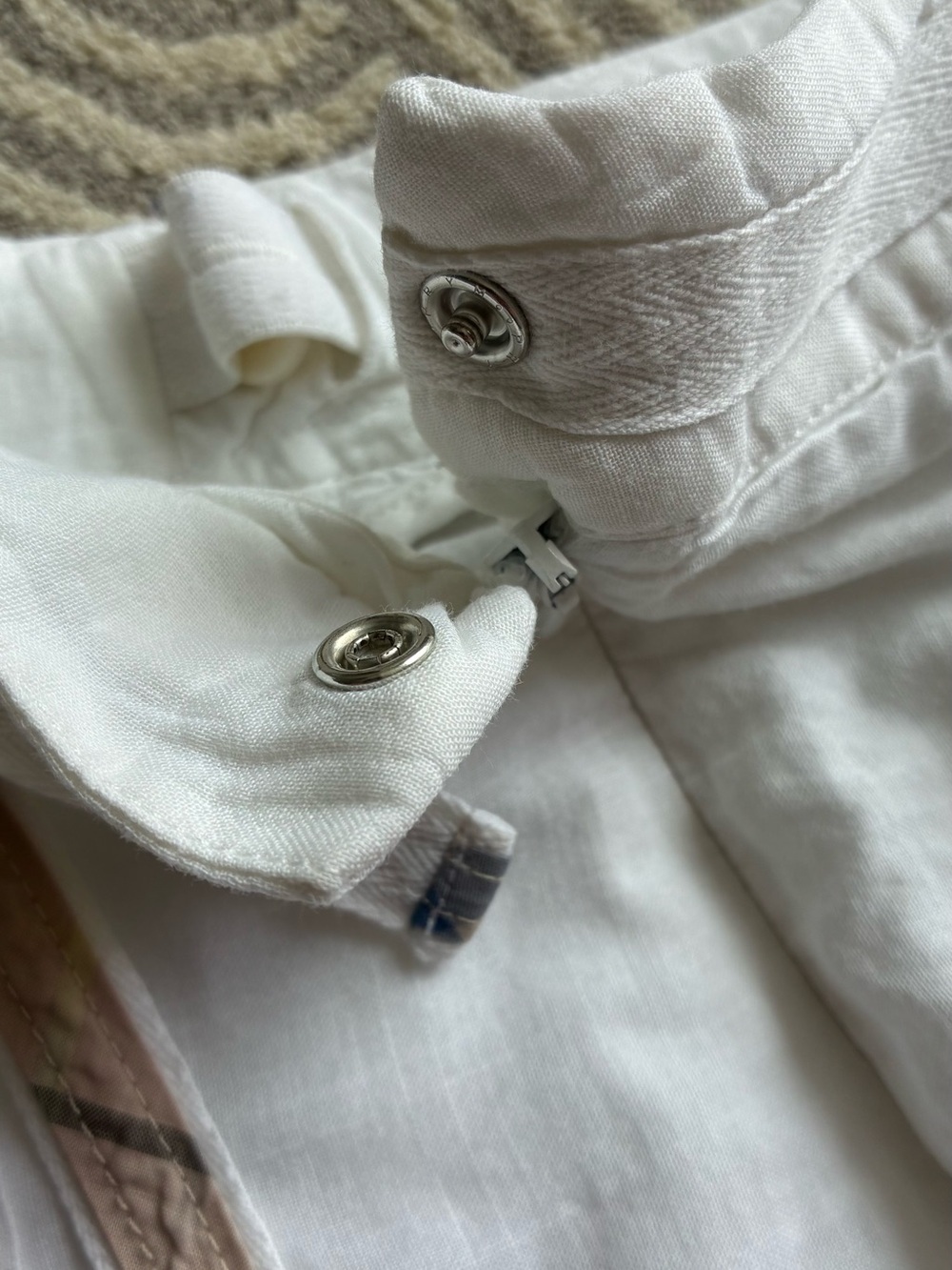 Burberry Girls White Embroidered Circle Skirt - Picture 11 of 16